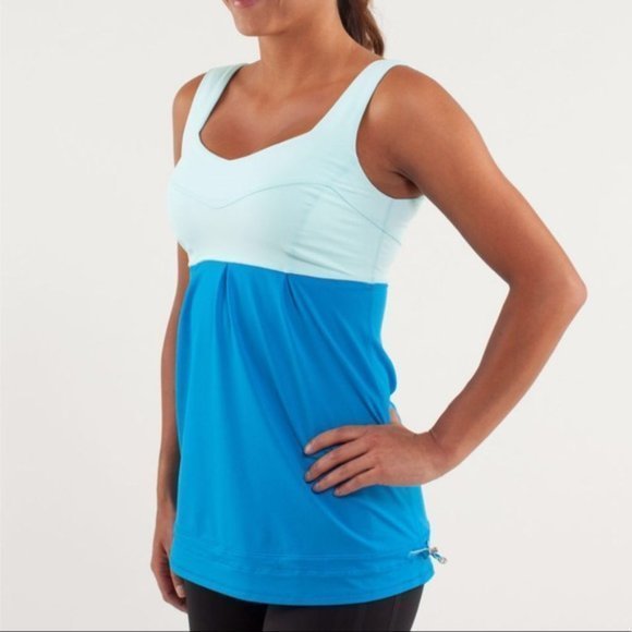 lululemon athletica Tops - Lululemon Run: Tame Me Tank Beach Blanket Blue